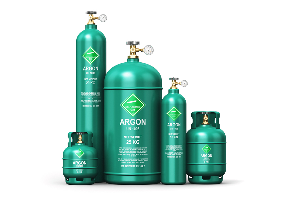 Khí hàn Argon được dùng để bảo vệ môi trường hồ quang điện 